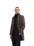 TOM TAILOR Herren Wollmantel 2-in-1 1032505 Blau/Braun (30506)