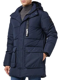 Herren Puffer Parka mit recyceltem Polyester 1032487, 10668 - Sky Captain Blue, L