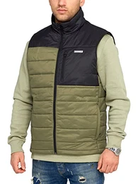 Herren Steppweste INFINITY VEST Übergangsjacke (M, Dusty Olive)