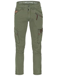 RogerTZ Roger Herrenhose Cargohose lässig modern (W32/L32, Washed kaki)