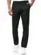 D'MARO Herren Chino-Hose - Slim-Fit- Organic Cotton - Comfort für Business, Freizeit und Büro - Schwarz 32W / 32L