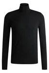 HUGO Rollkragenpullover San Thomas-M Schwarz