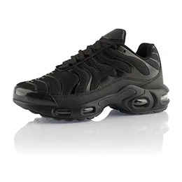 ® Damen Herren Sportschuhe Dämpfung Sneaker leichte Laufschuhe Schwarz EU 43