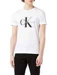 Calvin Klein Jeans Herren Core Monogram Slim Tee T-Shirt Weiß