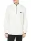 BOSS Herren Zelvin Regular-Fit Pullover mit Troyerkragen und Logo-Stickereien Weiß M