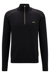 Herren Zoldan Troyer aus Baumwolle und Wolle mit Logo Schwarz XL