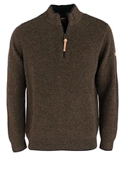 camel active Troyer Langarm Stehkragen Zipper Oliv