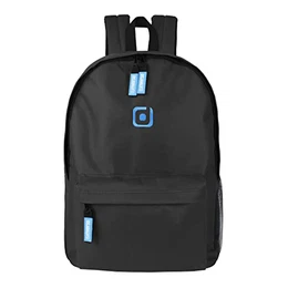 Herren Damen Bag RIVRoy 24L Rucksack Schulrucksack Backpack Daypack Laptopfach 17 Zoll Wasserfest Sport Freizeit Reisverschluss 100% Polyester Schwarz, Größe:One Size, Farbe:Black