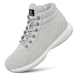 Wool Sneaker High Top Men - Merino Winterschuhe für Herren, warm gefütterte Schneestiefel, Winter Outdoor Boots aus Merinowolle