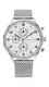 Tommy Hilfiger Multi Zifferblatt Quarz Uhr für Herren mit Silbernes Edelstahl-Mesh-Gliederarmband - 1791988