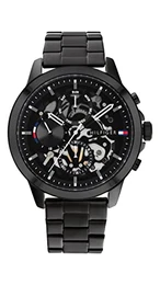 Herren Analog Quarz Uhr mit Edelstahl Armband 1710478