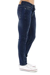 Herren Jeans Slim Fit Stretch Jeanshose Design der Neuen Saison Hochwertige Jeans Hose für Männer CD300 (38W/32L, Navyblau)