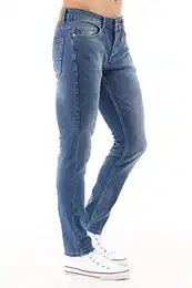 Herren Jeans Slim Fit Stretch Jeanshose Design der Neuen Saison Hochwertige Jeans Hose für Männer CD300 (34W/30L, Hellblau)