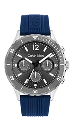 Men's Analog Quartz Watch with Silicone Strap 25200120
