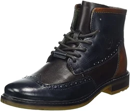 Herren Marcello I Mode-Stiefel, Dark Blue/Dark Brown, 43 EU