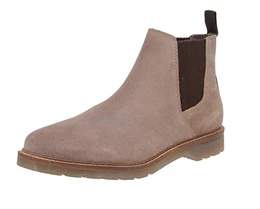 Herren Zeli Chelsea-Stiefel, Taupe, 44 EU