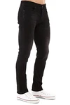 CEDY DENIM Herren Jeans Slim Fit Stretch CD304 Schwarz