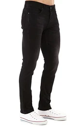 Herren Jeans Slim Fit Stretch Jeanshose Design der Neuen Saison Hochwertige Jeans Hose für Männer CD304 (32W/32L, Schwarz)