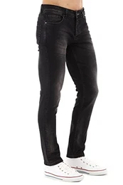 Herren Jeans Slim Fit Stretch Jeanshose Design der Neuen Saison Hochwertige Jeans Hose für Männer CD304 (32W/32L, Anthrazit)