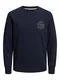 JACK & JONES Men's Jortruce Sweat Crew Neck FST Sweatshirt, Navy Blazer, M