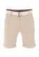riverso Chino Shorts Herren mit Gürtel Regular Fit RIVHenry Kurze Hosen Bermuda Shorts Knopfleiste Stretch, Größe:W 32, Farbe:Sahara Sand Beige