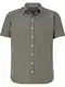 Jan Vanderstorm Herren Streifenhemd Perttu Oliv 6XL (XXXXXXL) - 53/54