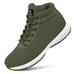 GIESSWEIN Wool Sneaker High Top Men Dunkelgrün