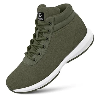 GIESSWEIN Wool Sneaker High Top Men Dunkelgrün