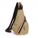 HAWEE Retro Rucksack Canvas Brusttasche Kleine Schulterrucksack Leichte Umhängetasche Sling Rucksack für Herren Damen Sport Radfahren Wandern Reisen Schule