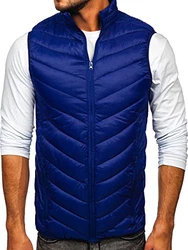 BOLF Herren Weste mit Kapuze Style J.Style MY88 [4D4] Blau(Dunkel) (1U1)