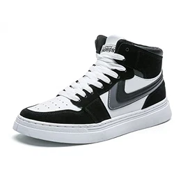 Herren Sneaker Weiße Laufschuhe Männer Sportschuhe rutschfeste Turnschuhe Freizeitschuhe Klassisch Walkingschuhe Straßenlaufschuhe EU 43 Schwarz