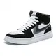 DEBAIJIA Herren Sneaker Weiße Laufschuhe Männer Sportschuhe rutschfeste Turnschuhe Freizeitschuhe Klassisch Walkingschuhe Straßenlaufschuhe EU 43 Schwarz