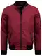 Indicode Herren Cormick Jacke mit Stehkragen & Reißverschluss   Übergangsjacke für Männer Bordeaux M
