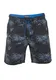 riverso Herren Badehose Badeshort RIVKai Kurze Hose Sommer Sport Shorts Tunnelzug Print 100% Polyester Schwarz M, Größe:M, Farbe:Black Bright Royal Blue (64004)
