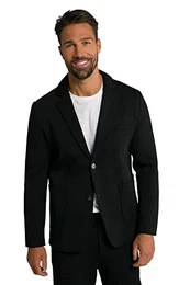 JP 1880 Herren große Größen Menswear L-8XL Sweatsakko, Business, FLEXNAMIC®, Baukasten New York, aufgesetzte Taschen schwarz XXL 806498100-XXL