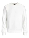 JACK & JONES Herren Jjeholmen Crew Neck Noos Sweatshirt (12136886) White (12136886)