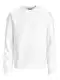 JACK & JONES Herren JJEHOLMEN Sweat Crew Neck, White/REG FIT, M