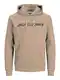 JACK & JONES Herren JJECORP Old Logo Sweat Hood NOOS 12137054, Crockery/REG FIT, L