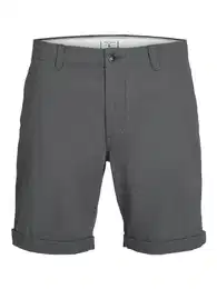 Herren JJIENZO Chino Shorts WW 01 STS 12146178, Asphalt, M