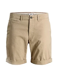 Herren JJIENZO Chino Shorts WW 01 STS 12146178, Crockery, L