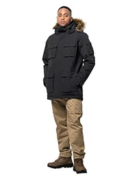 Herren Glacier Canyon Parka, Schwarz, L EU