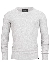 Herren Loakim Strickpullover Pullover Herrenpullover Pulli für Männer Optical White M
