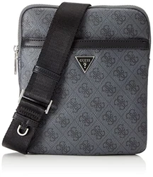 GUESS Umhängetasche Vezzola basaltgrau/schwarz/silber