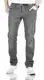 ALESSANDRO SALVARINI Herren Jeans Regular Fit Stretch Jeanshose Denim Grau [AS-351 W29 L30]
