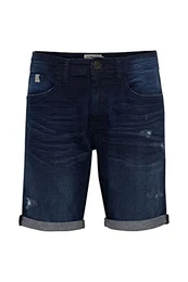 PRNarvik Herren Jeans Shorts Kurze Denim Hose mit Stretch Regular Fit, Größe:M, Farbe:Denim Dark Blue (200292)