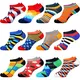 Belloxis Lustige Socken Herren 43-46 Sneaker Bunte Witzige Kurze Socken Geschenke für Männer, 12 Paare