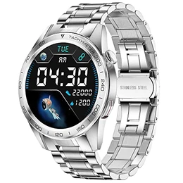 Smartwatch Herren mit Bluetooth-Anruf,1.32 HD Voll-Touchscreen Fitnessuhr mit Herzfrequenz Schlaf Monitor 10 Sportmodi, IP67 Wasserdicht Schrittzähler Armbanduhr Männer für Android iOS