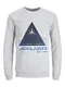 Jack & Jones Men's JCOMAPPING Sweat Crew Neck Sweatshirt, High-Rise, L
