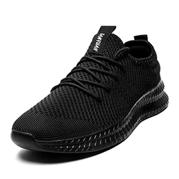 Herren Sneakers Turnschuhe Laufschuhe Walkingschuhe Sportschuhe Männer Tennisschuhe Fitness Schuhe Schwarz 43