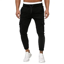 Jogginghose Herren Herren Sommer Techwear Hosen Jogger Cargo Pants Baggy Hip Hop Streetwear Punk Hose